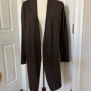 89th & Madison Chocolate Knit Cardigan